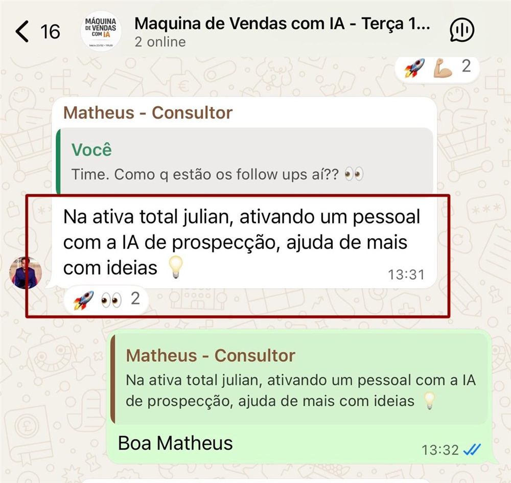 Na ativa total com a IA de prospecção