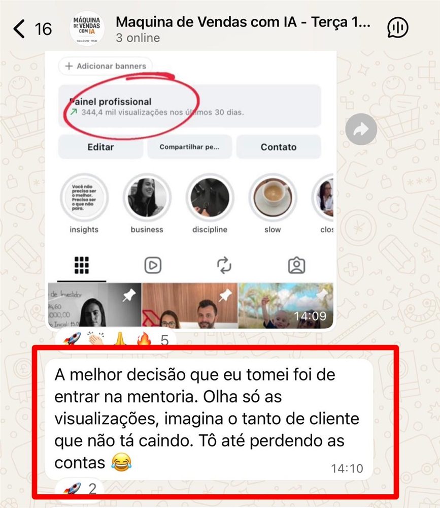 A melhor decisão que tomei foi entrar na mentoria, 344 mil visualizações